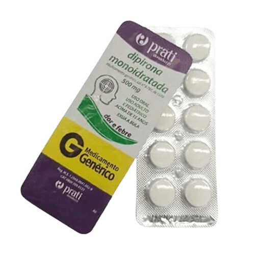 Dipirona Prati 500mg c/ 10 comp.